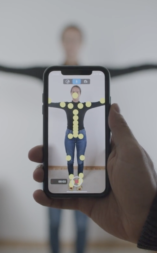 Body tracking on iPhone
